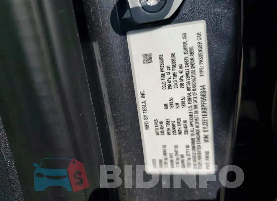 5YJ3E1EA9PF696844 Photo# 13