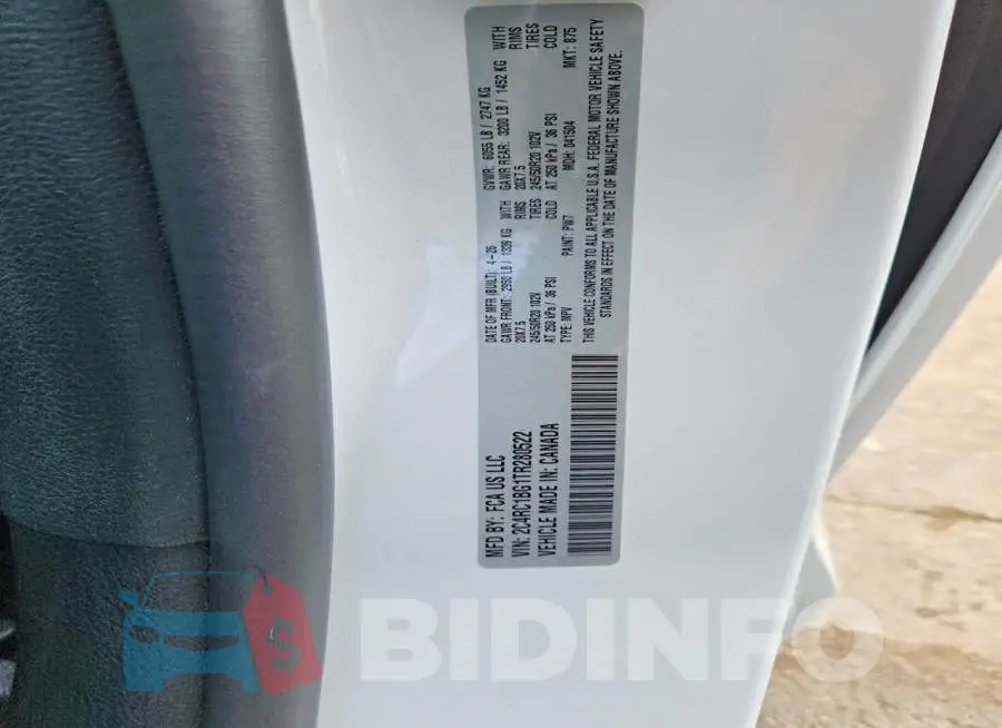 2C4RC1BG1TR280522 Photo# 13