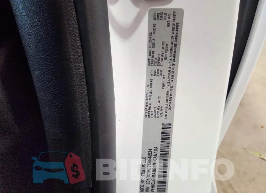 2C4RC1BG7SR540534 Photo# 13