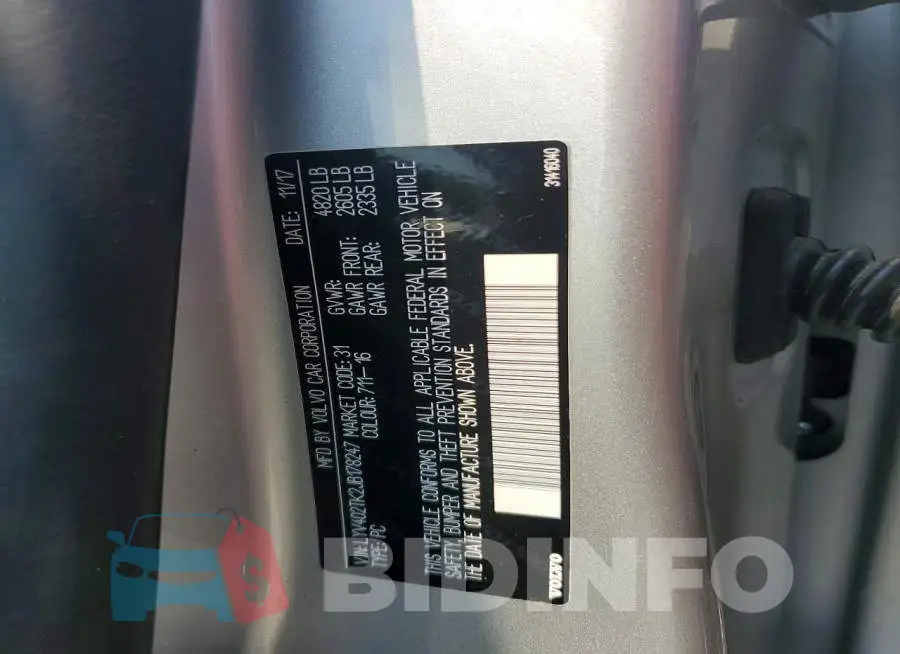 LYV402TK2JB178247 Photo# 12
