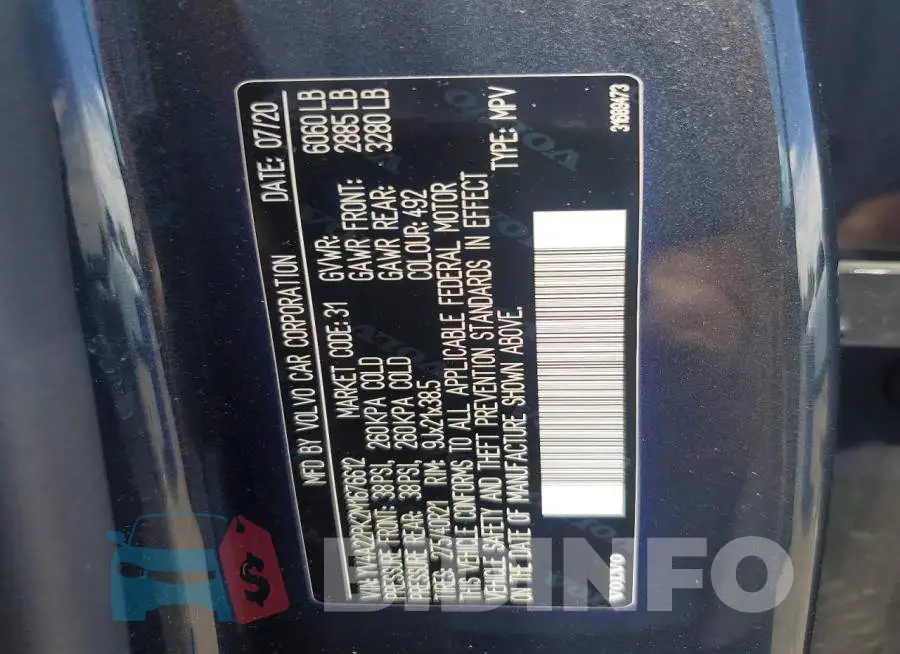 YV4A22PK2M1676612 Photo# 14