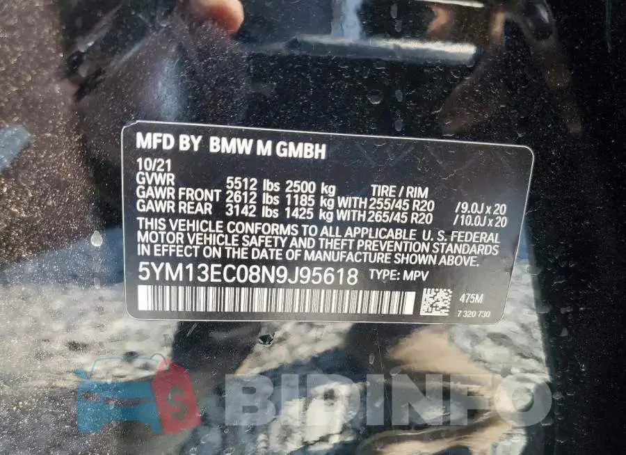 5YM13EC08N9J95618 Photo# 13