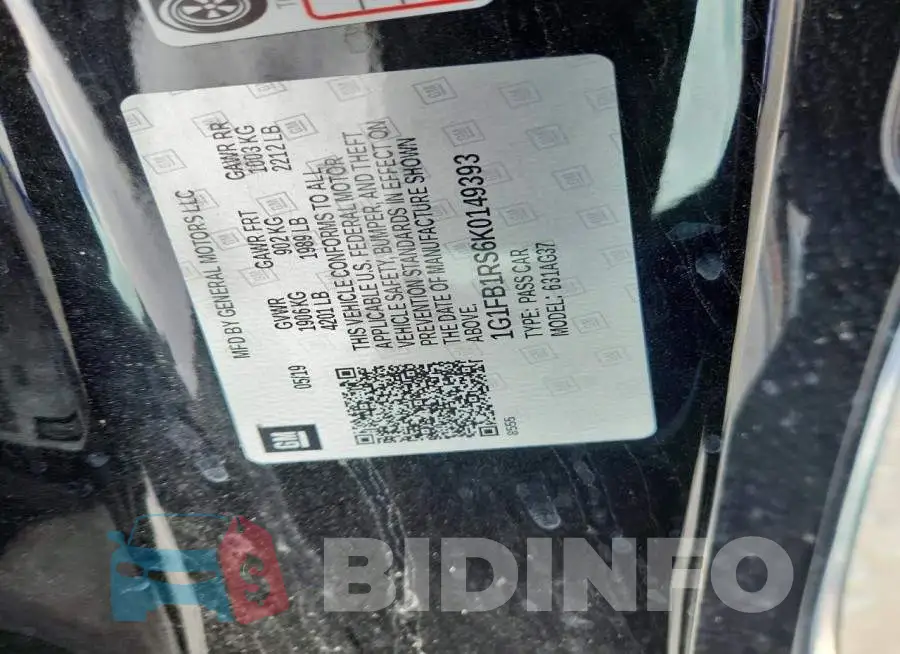 1G1FB1RS6K0149393 Photo# 12