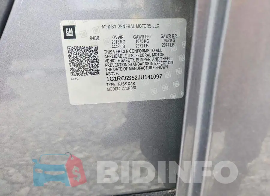 1G1RC6S52JU141097 Photo# 12