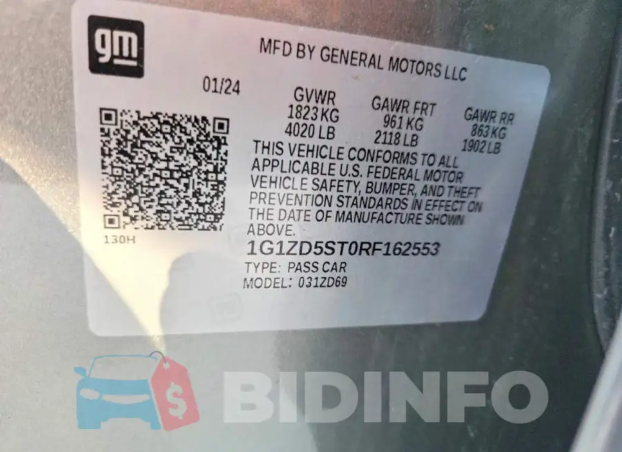 1G1ZD5ST0RF162553 Photo# 12