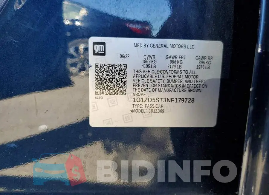 1G1ZD5ST3NF179728 Photo# 12
