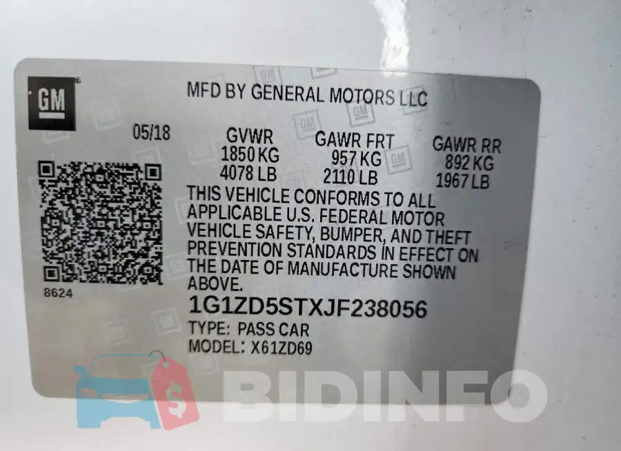1G1ZD5STXJF238056 Photo# 12