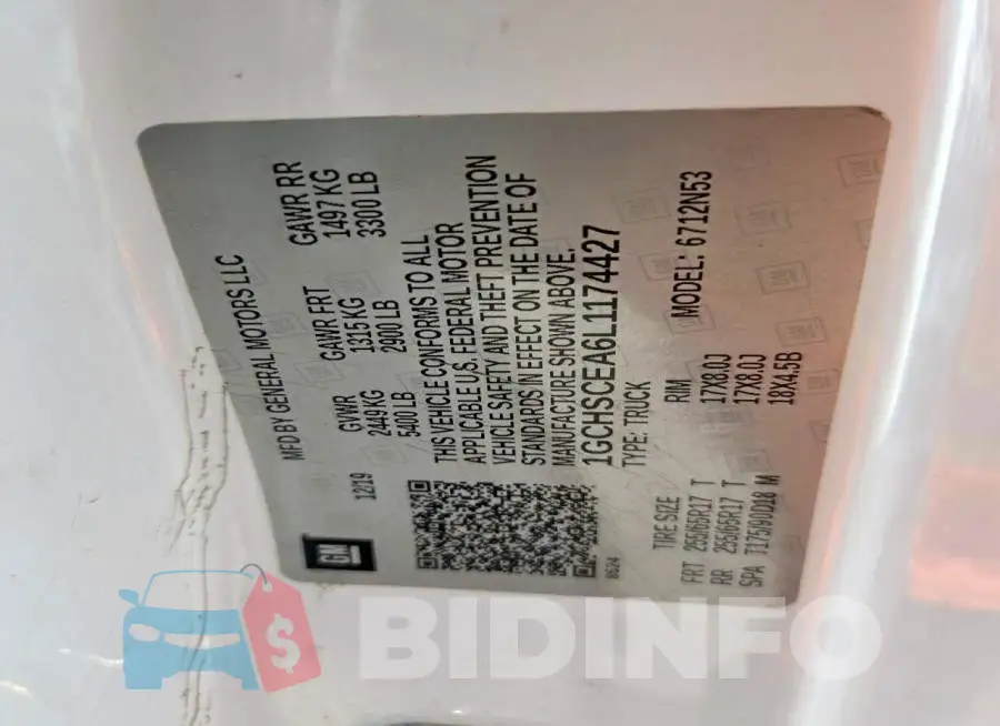 1GCHSCEA6L1174427 Photo# 12