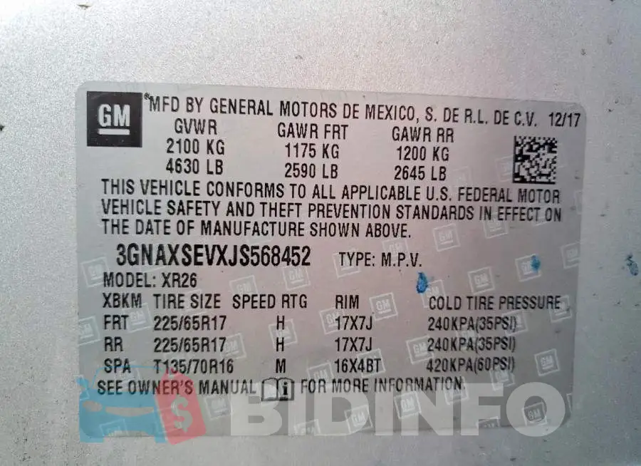 3GNAXSEVXJS568452 Photo# 13