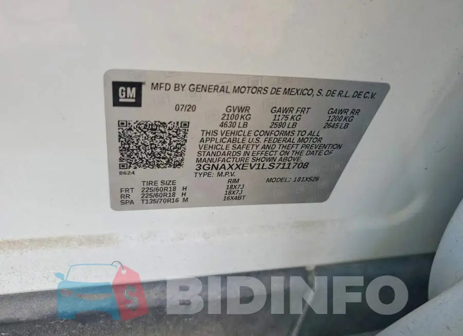 3GNAXXEV1LS711708 Photo# 13