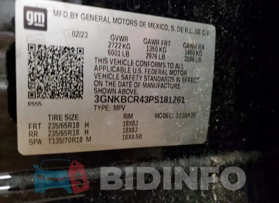 3GNKBCR43PS181261 Photo# 13