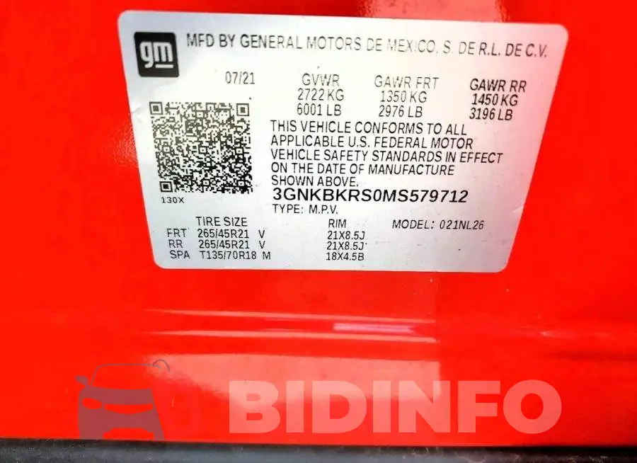 3GNKBKRS0MS579712 Photo# 13