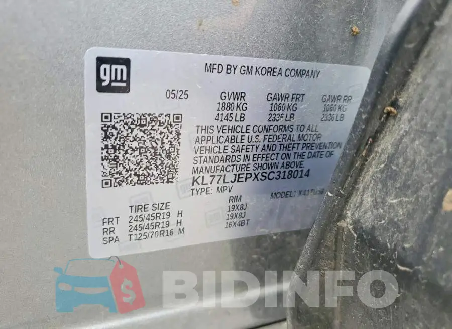 KL77LJEPXSC318014 Photo# 12