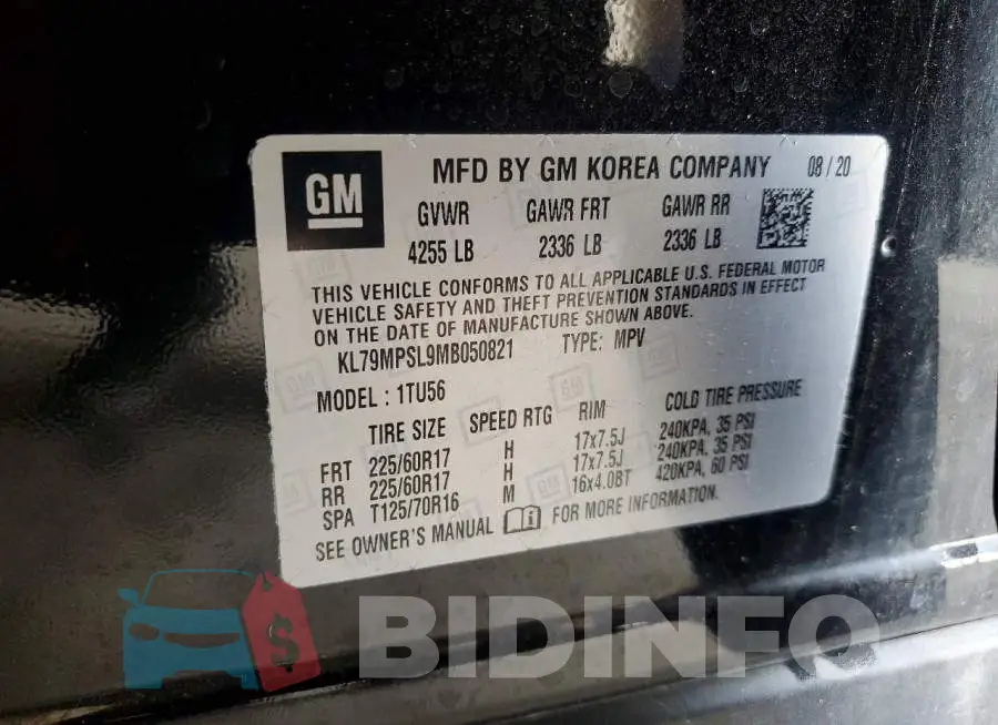 KL79MPSL9MB050821 Photo# 13