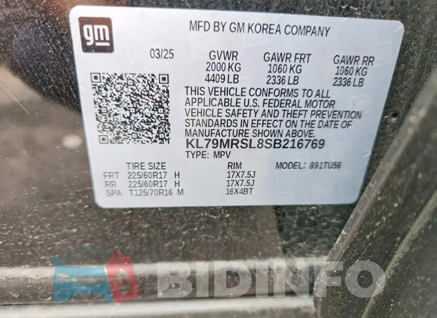 KL79MRSL8SB216769 Photo# 14
