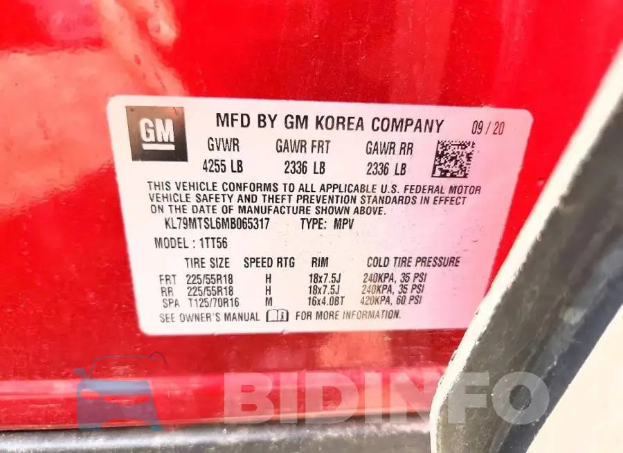 KL79MTSL6MB065317 Photo# 14