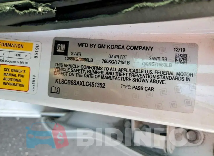 KL8CB6SAXLC451352 Photo# 12