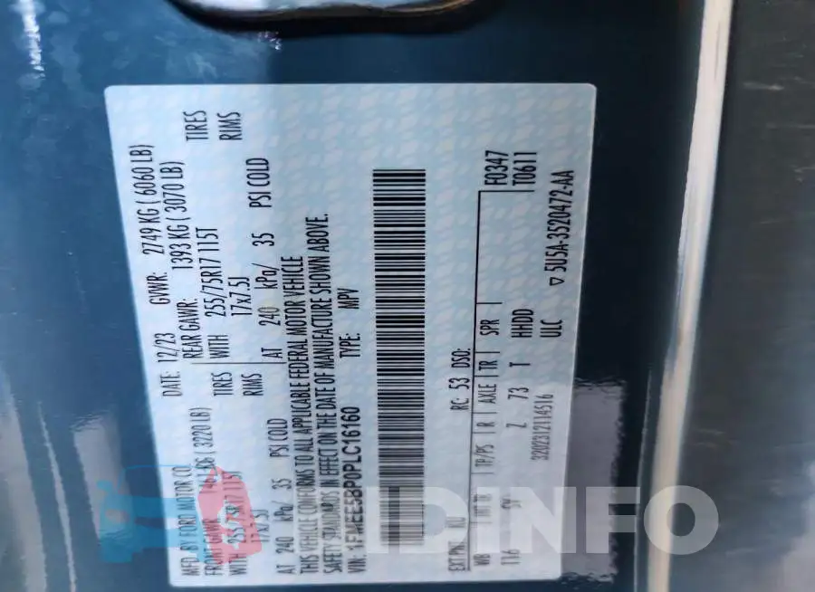 1FMEE5BP0PLC16160 Photo# 12