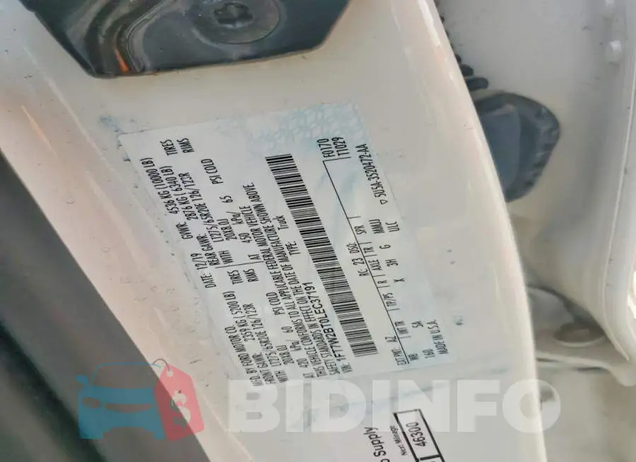 1FT7W2BT0LEC37191 Photo# 12