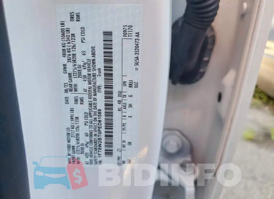 1FT8W2BT0PED81589 Photo# 12