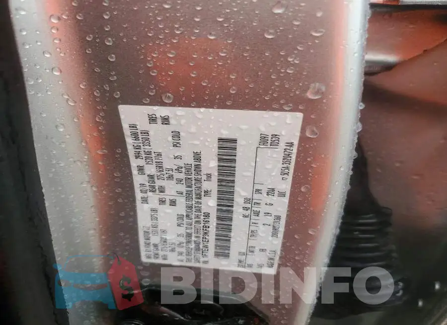 1FTEW1EP3KFB16180 Photo# 12