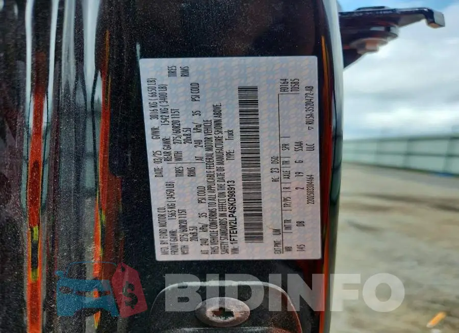 1FTEW2LP4SKD98913 Photo# 13
