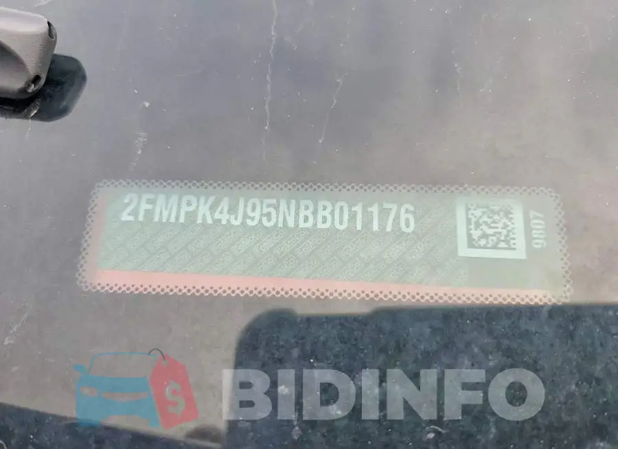 2FMPK4J95NBB01176 Photo# 13