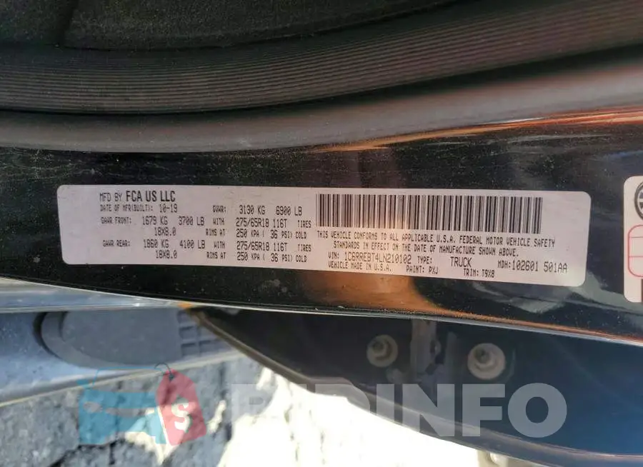 1C6RREBT4LN210102 Photo# 12