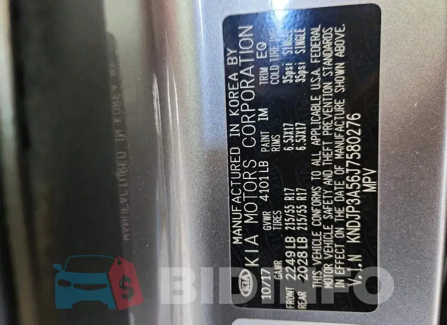 KNDJP3A56J7580276 Photo# 12