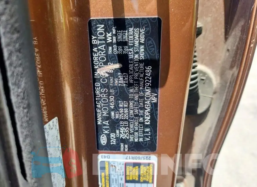 KNDPM3AC0M7922486 Photo# 12