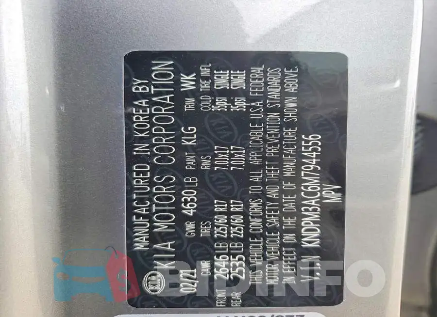 KNDPM3AC6M7944556 Photo# 13