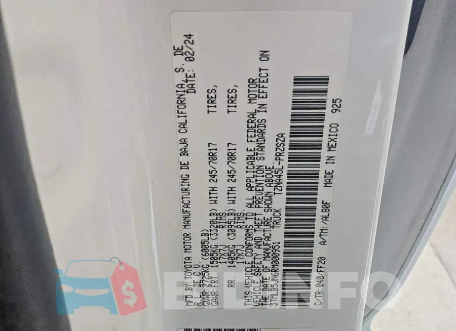 3TMLB5JN6RM000951 Photo# 12