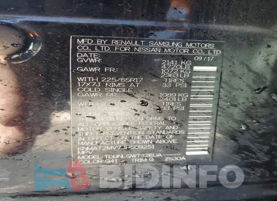 KNMAT2MV7JP509251 Photo# 13