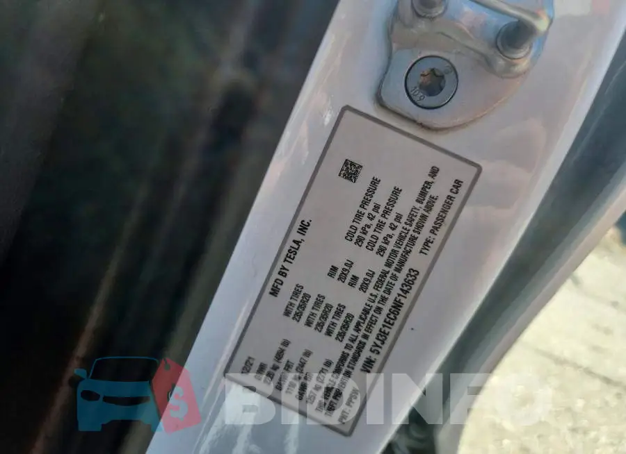 5YJ3E1EC6NF143633 Photo# 12