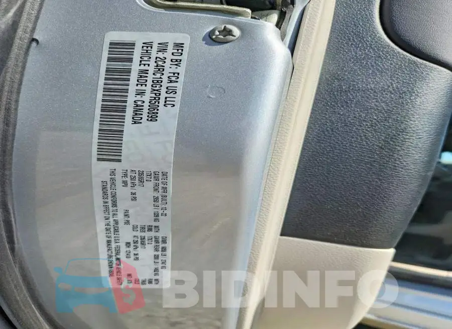 2C4RC1BGXPR506899 Photo# 13