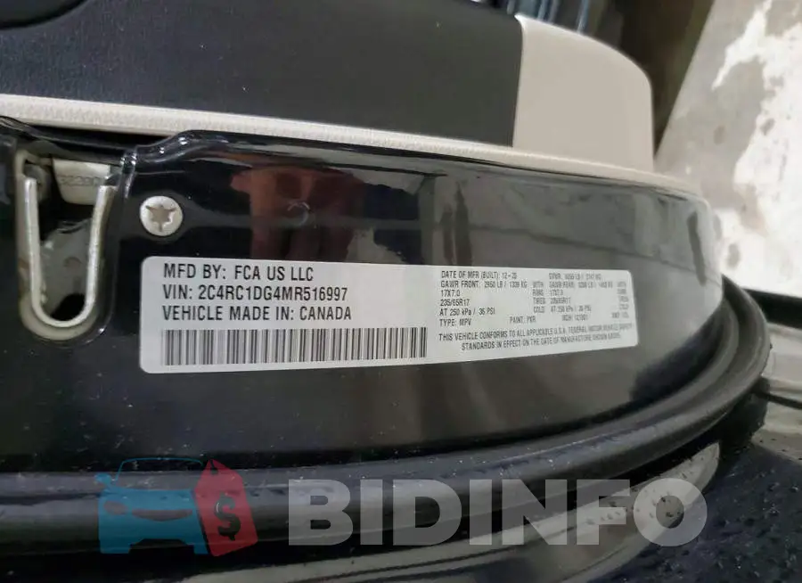 2C4RC1DG4MR516997 Photo# 13