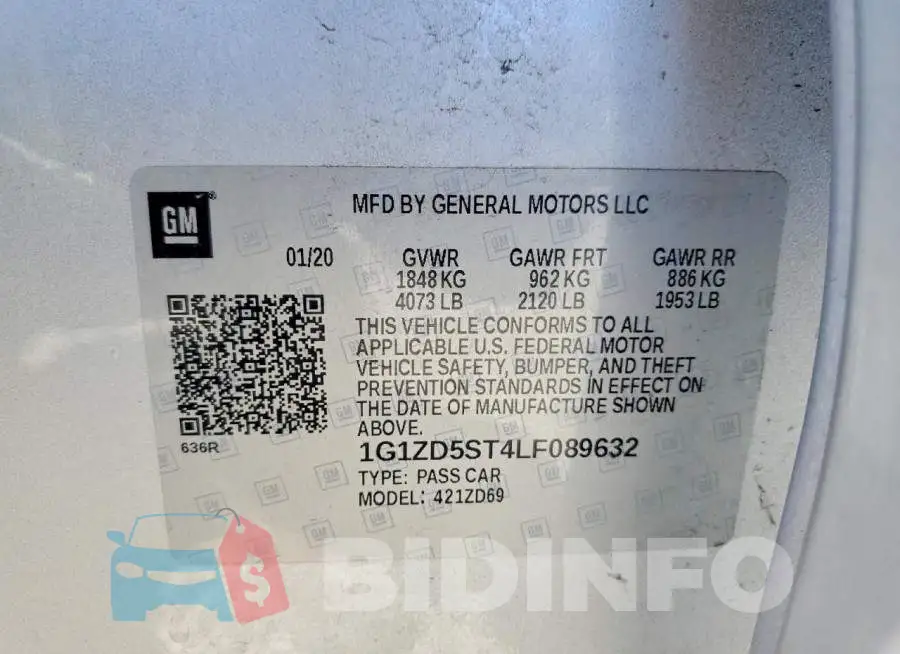 1G1ZD5ST4LF089632 Photo# 12
