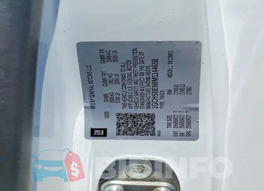 1GCHSBEN9M1144658 Photo# 12