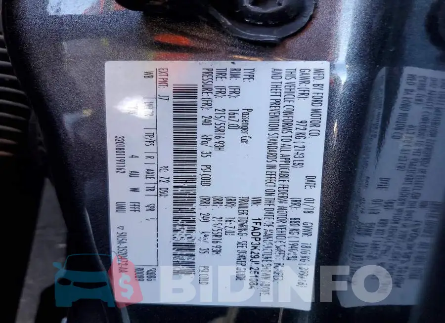 1FADP3K29JL251084 Photo# 12
