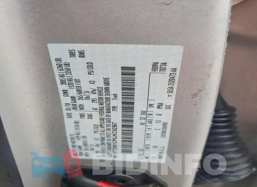 1FTEW1CP6JKC92567 Photo# 12