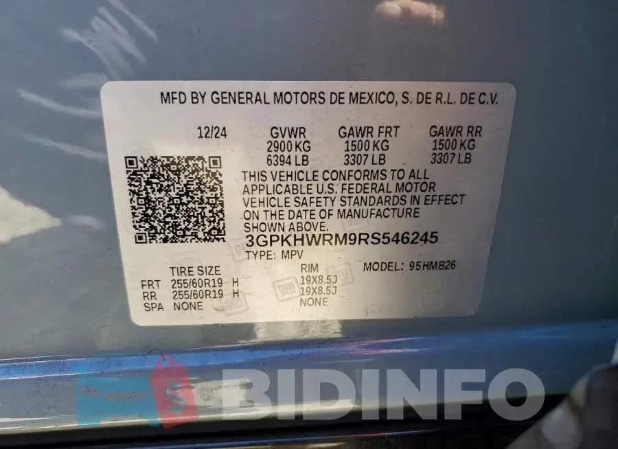 3GPKHWRM9RS546245 Photo# 13