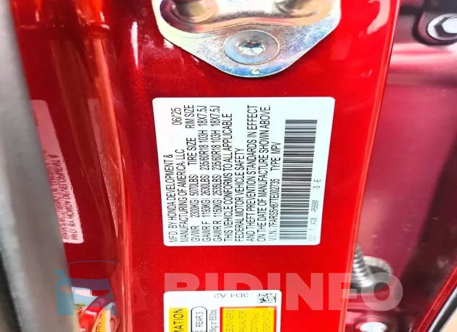 7FARS5H87TE002735 Photo# 12