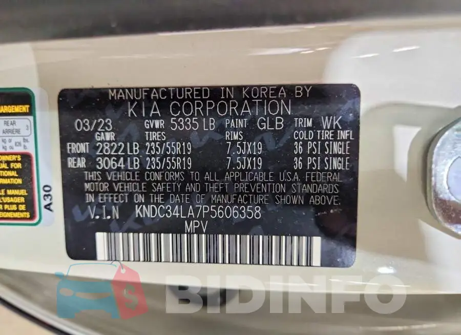 KNDC34LA7P5606358 Photo# 14
