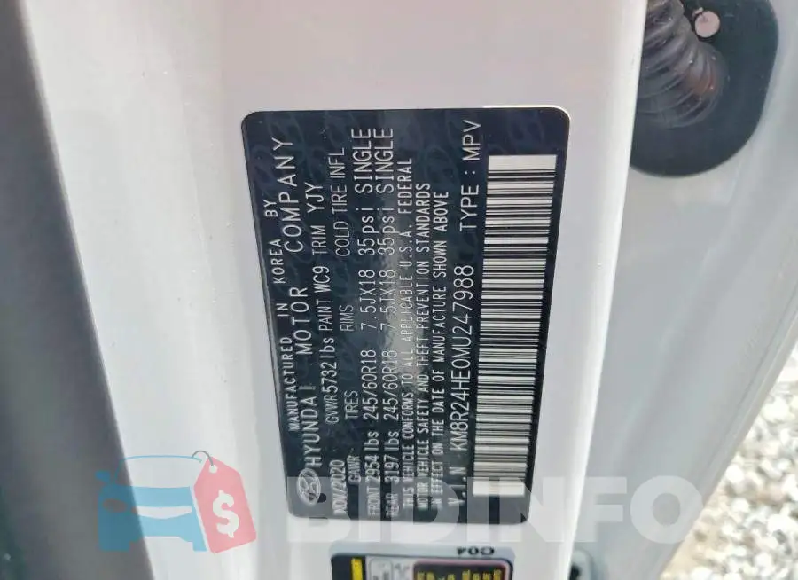 KM8R24HE0MU247988 Photo# 14