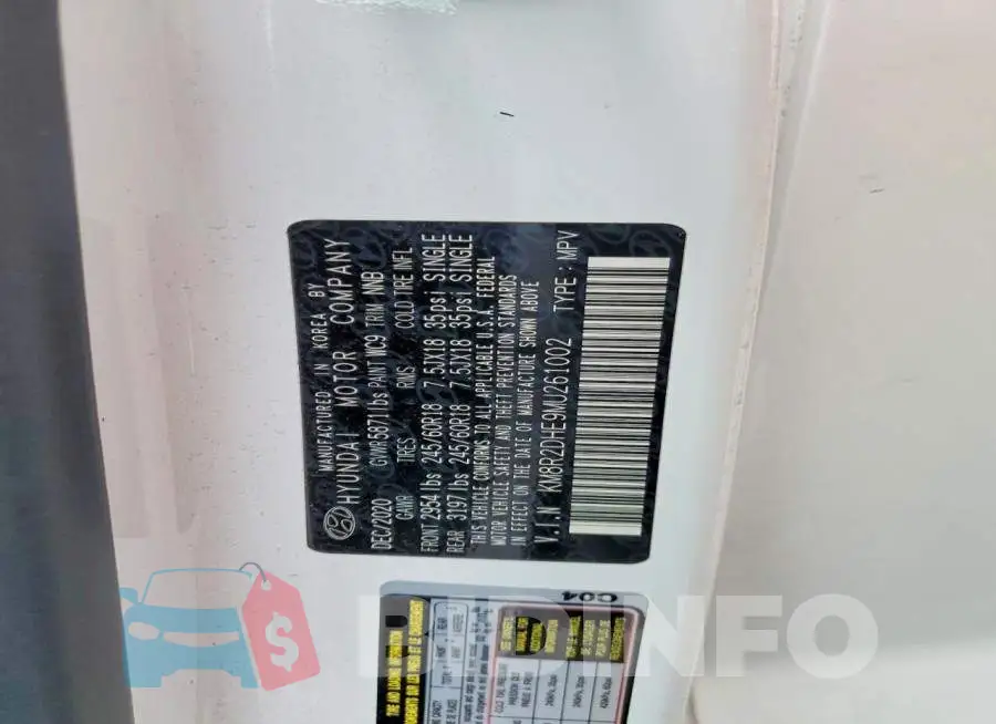 KM8R2DHE9MU261002 Photo# 13