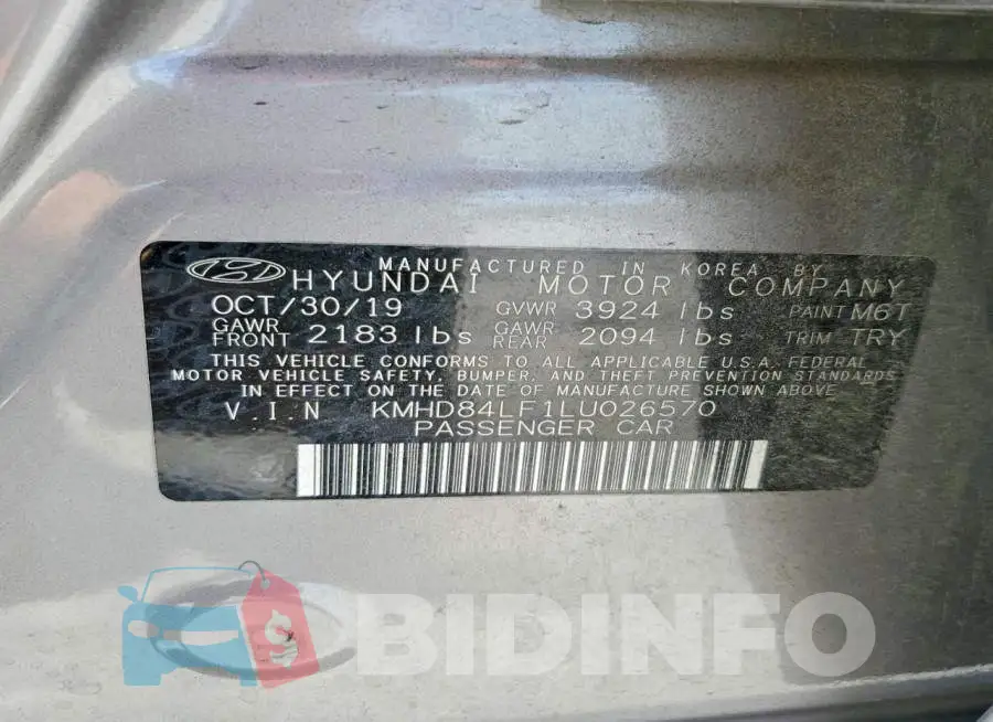 KMHD84LF1LU026570 Photo# 13