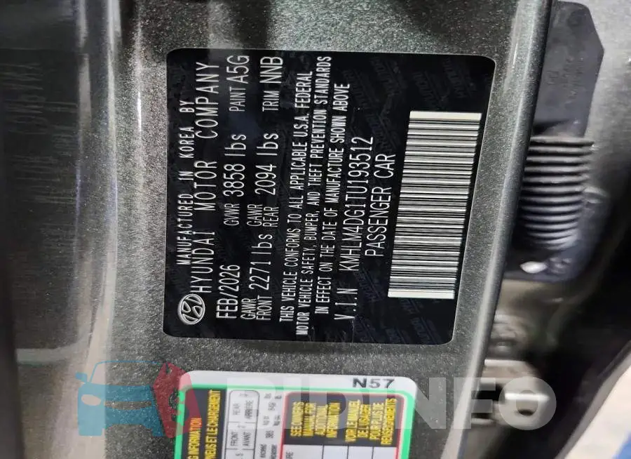 KMHLM4DG1TU193512 Photo# 12