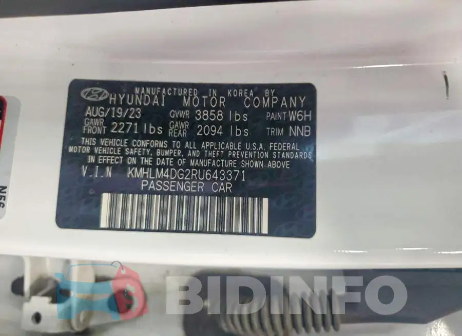 KMHLM4DG2RU643371 Photo# 13