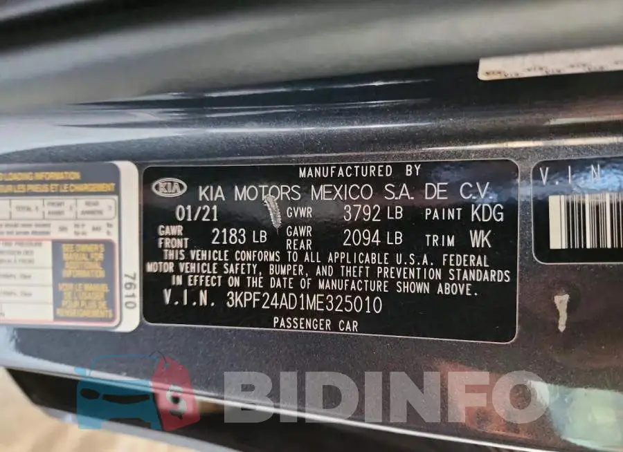 3KPF24AD1ME325010 Photo# 12