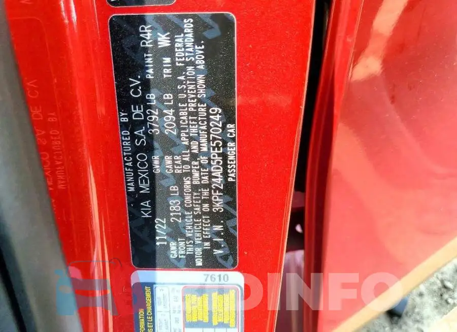 3KPF24AD5PE570249 Photo# 12